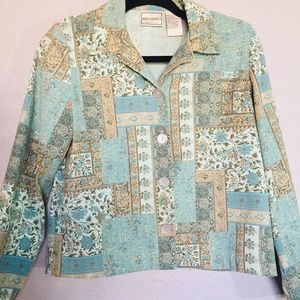 Napa Valley Petites Light Corduroy Jacket-Sz P